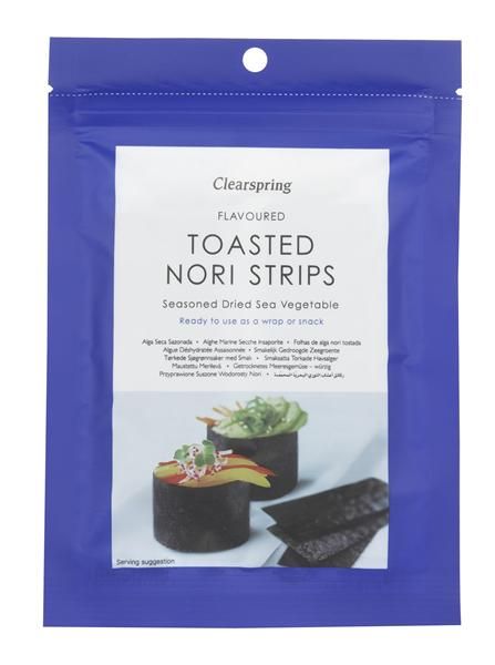 Alga Marinha Nori Tostada Tiras - ClearSpring - Crisdietética