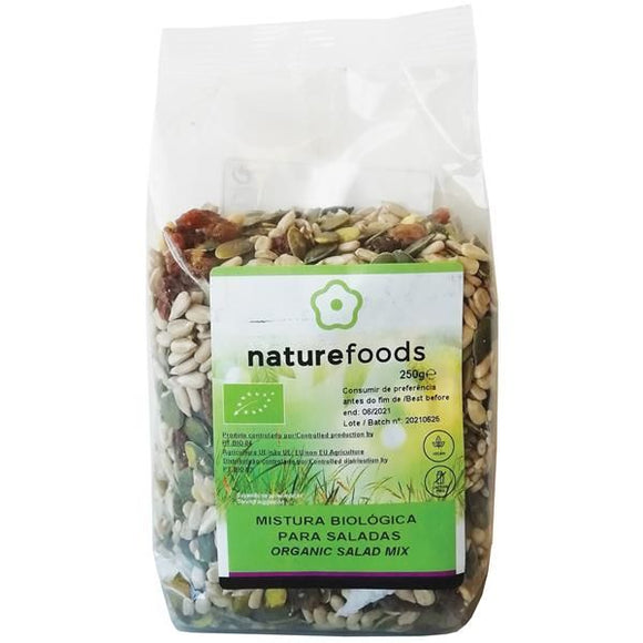 Mistura Biológica para Saladas 250g - Naturefoods - Crisdietética