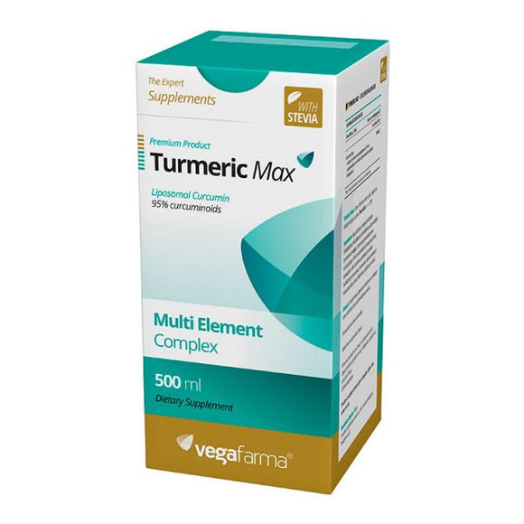 Turmeric Max Liposomal 500ml - Vegafarma - Crisdietética