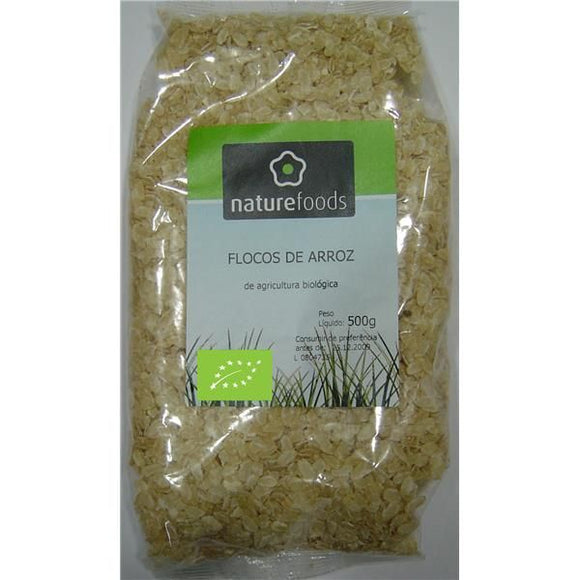 Flocos de Arroz Biológico 500g - Naturefoods - Crisdietética