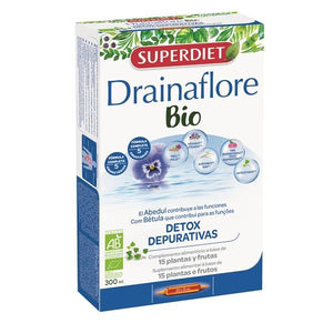 Drainaflore Biológico 20 Ampolas - SuperDiet - Crisdietética