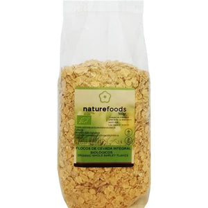 Flocos de Cevada Integral Biológico 500g - Naturefoods - Crisdietética