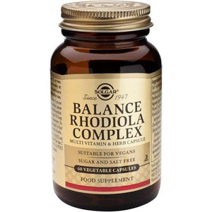 Balance Rhodiola Complex 60 Cápsulas - Solgar - Crisdietética