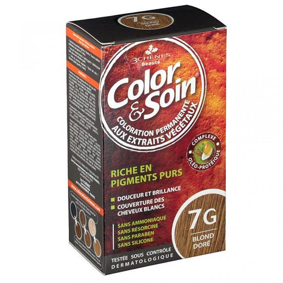 Color & Soin 7G - Louro Dourado 135ml - Crisdietética