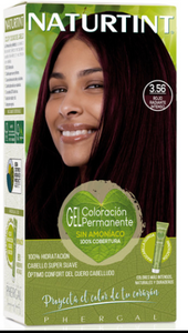 Coloração Permanente 3.56 Vermelho Radiante Intenso 170ml - Naturtint - Crisdietética