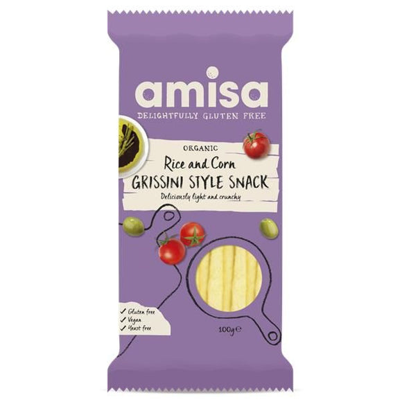 Tostas de Milho e Arroz Biológicas 120g - Amisa - Crisdietética