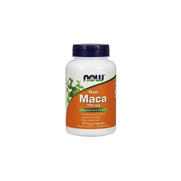 Maca RAW 750mg 90 cápsulas - Now - Crisdietética