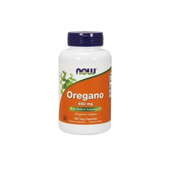 Oregano 450mg 100 cápsulas - Now - Crisdietética