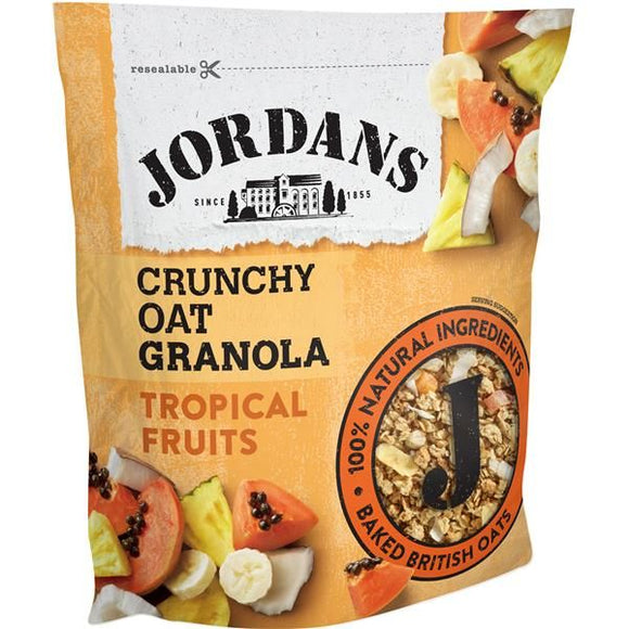 Crunchy Granola Tropical 750g - Jordans - Crisdietética