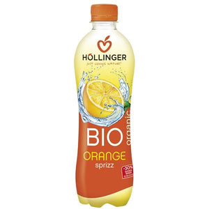 Refrigerante de Laranja Gaseificado 500ml - Hollinger - Crisdietética