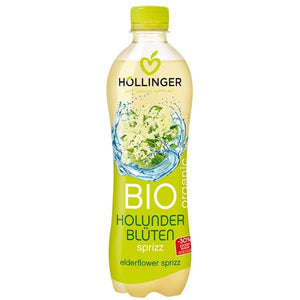 Refrigerante Sabugueiro Gaseificado 500ml - Hollinger - Crisdietética