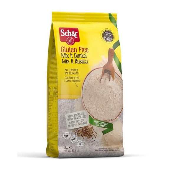 Farinha Pão Escuro Sem glúten 1kg - Schar - Crisdietética