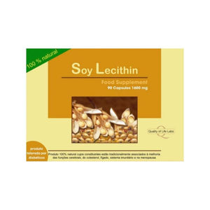 Lecitina de Soja 1600Mg 90 Cápsulas - Quality of Life - Crisdietética