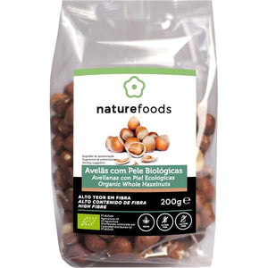 Avelã com Pele Biológico 200g - Naturefoods - Crisdietética