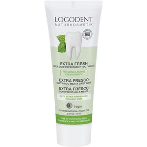 Pasta de Dentes Menta Fresca 75ml - Logona - Crisdietética