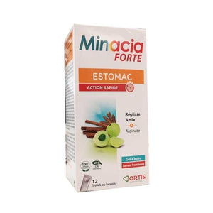 Minacia Forte Gel 12 Saquetas - Ortis - Crisdietética