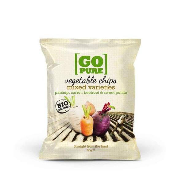 Mistura de Vegetais Fritos Salgados 90g - Go Pure - Crisdietética