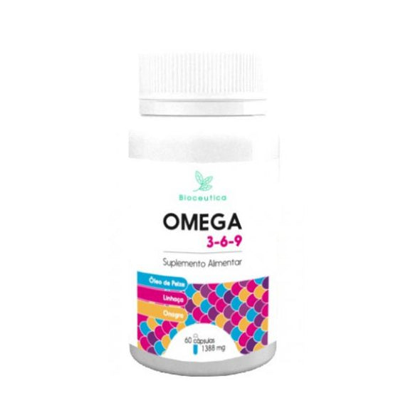 Omega 3-6-9 - 60 Cápsulas - Bioceutica - Crisdietética