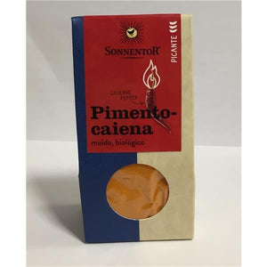 Pimento Caiena Moído Biológico 40g - Sonnentor - Crisdietética