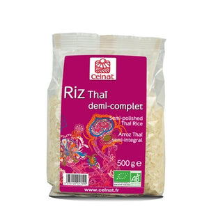 Arroz Semi Integral Thai 500g - Celnat - Crisdietética