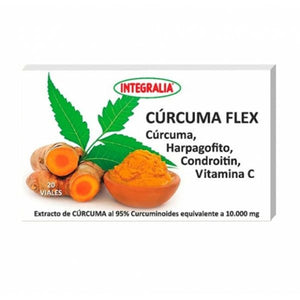 Cúrcuma Flex 20 Ampolas - Integralia - Crisdietética