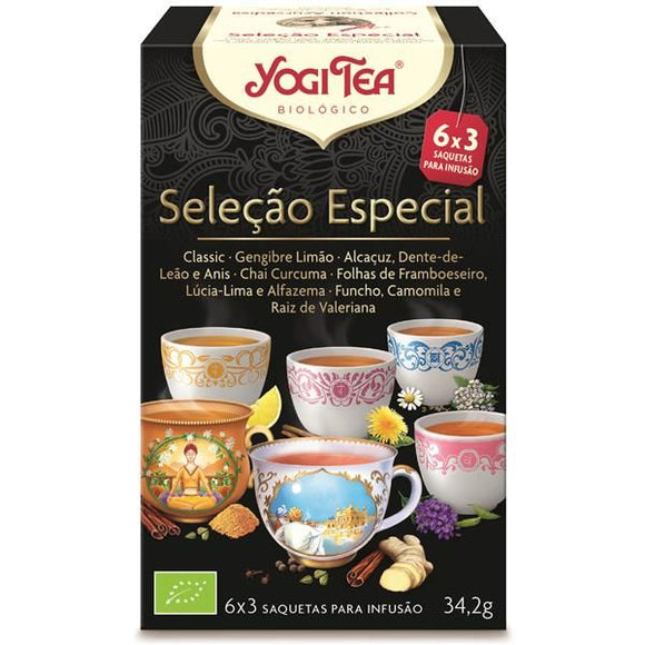 Infusão Seleção Especial 18 Saquetas - Yogi Tea - Crisdietética