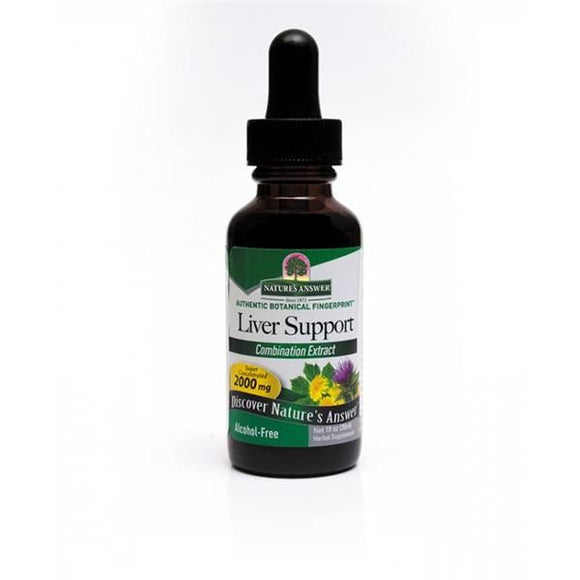 Liver Support Extrato Liquido 30ml - Natures Answer - Crisdietética