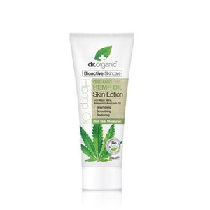 Loção Corporal Óleo de Cânhamo 200ml - Dr.Organic - Crisdietética
