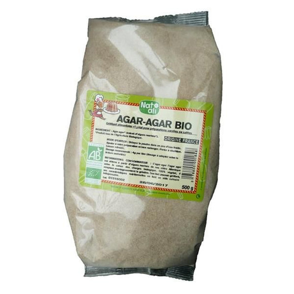 Agar Agar em Pó Biológico 500g - Nat - Ali - Crisdietética