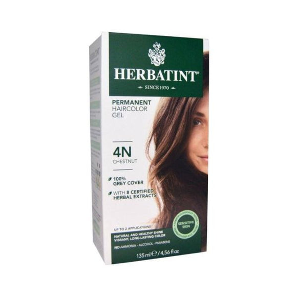 N4 Castanho 150ml - Herbatint - Crisdietética