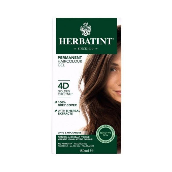 D4 Castanho Dourado 150ml - Herbatint - Crisdietética