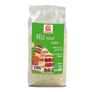 Arroz Branco Redondo 1kg - Celnat - Crisdietética