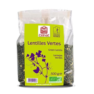 Lentilhas Verdes 500g - Celnat - Crisdietética