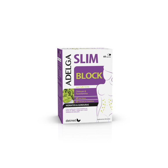 AdelgaSlim Block 60 Cápsulas - Dietmed - Crisdietética