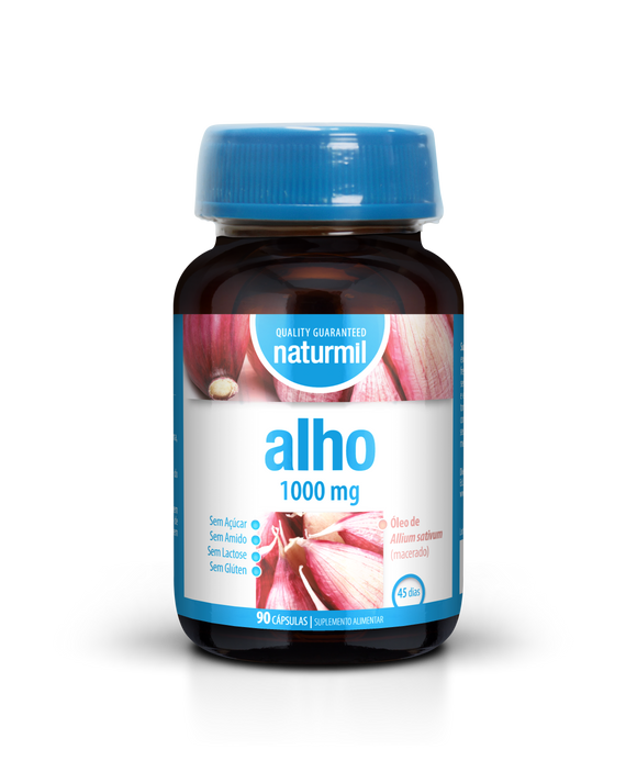 Alho 1000mg 90 Cápsulas - Naturmil - Crisdietética