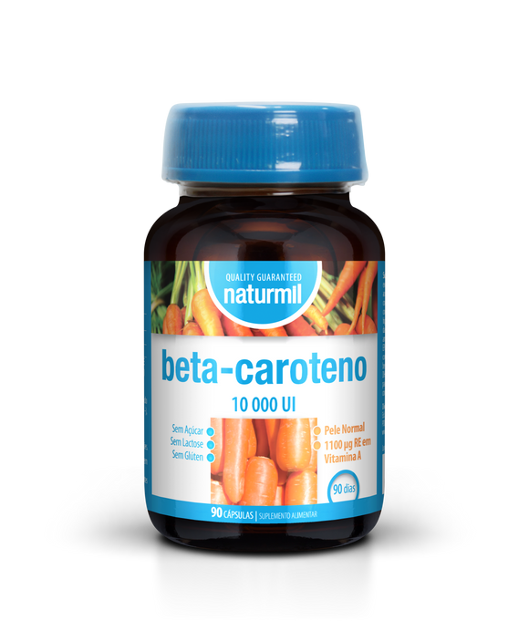 Beta-Caroteno 10.000U.I 90 Cápsulas - Naturmil - Crisdietética