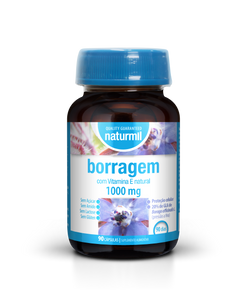 Borragem 1000mg 90 Cápsulas - Naturmil - Crisdietética