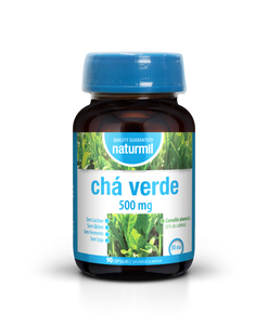 Chá Verde 500mg 90 Cápsulas - Naturmil - Crisdietética