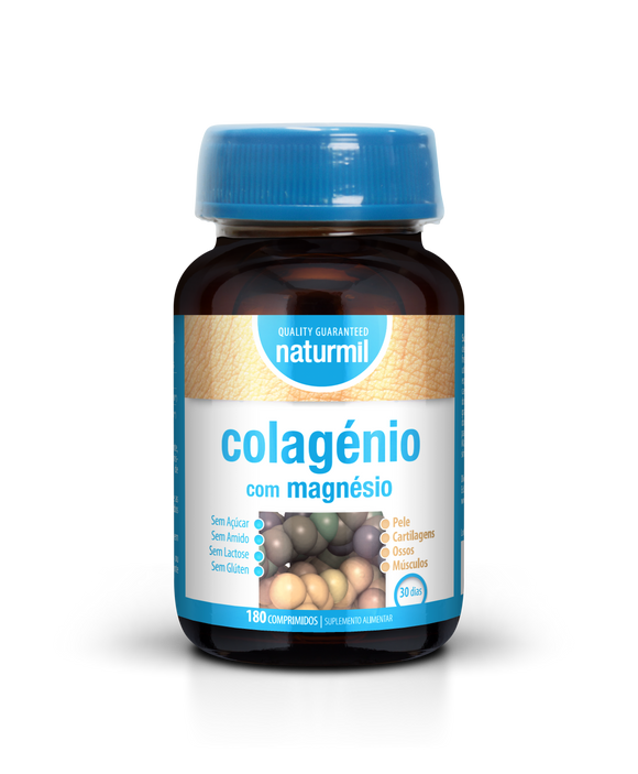 Colagénio com Magnésio 180 Comprimidos - Naturmil - Crisdietética