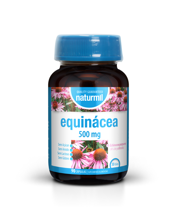 Equinácea 500mg 90 Cápsulas - Naturmil - Crisdietética