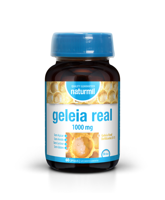 Geleia Real 1000mg 60 Cápsulas - Naturmil - Crisdietética