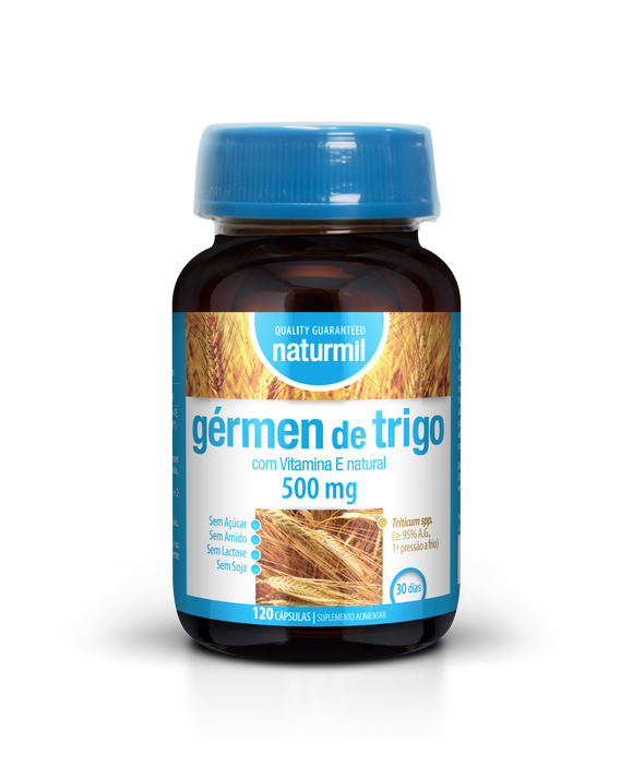 Germen de Trigo 500mg 120 Cápsulas - Naturmil - Crisdietética