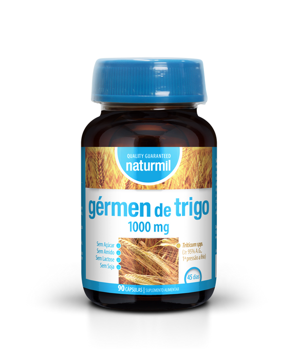 Germen de Trigo 1000mg 90 Cápsulas - Naturmil - Crisdietética