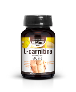 L-Carnitina Slim 600mg 60 Cápsulas - Naturmil - Crisdietética