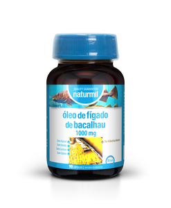 Óleo de Fígado de Bacalhau 1000mg 90 Cápsulas  - Naturmil - Crisdietética