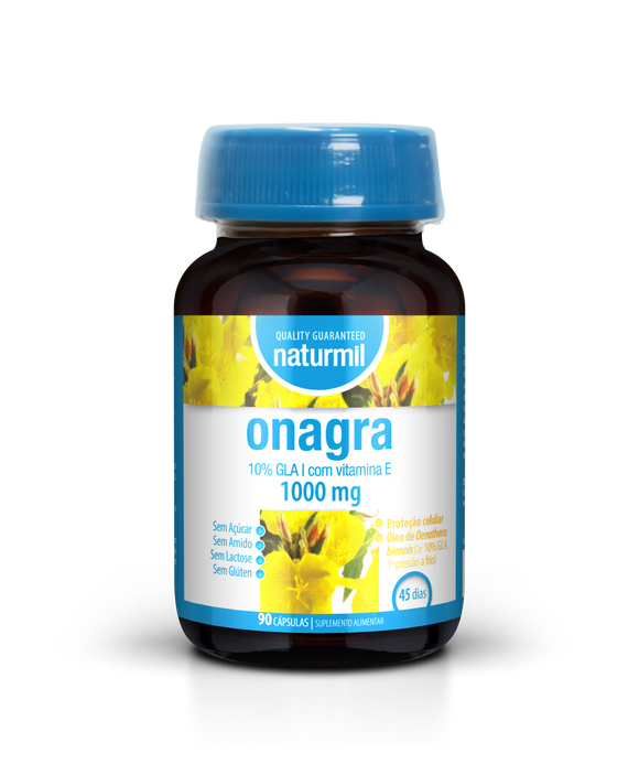 Onagra 1000mg 90 Cápsulas - Naturmil - Crisdietética