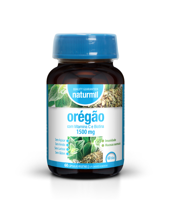 Oregão Complex 1500mg 60 Cápsulas - Naturmil - Crisdietética