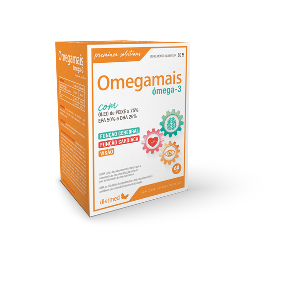 Omegamais 60 Cápsulas -  Dietmed - Crisdietética