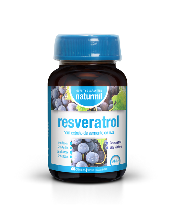 Resveratrol Complex 400mg 60 Cápsulas - Naturmil - Crisdietética