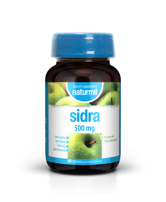 Sidra 500mg 60 Cápsulas - Naturmil - Crisdietética